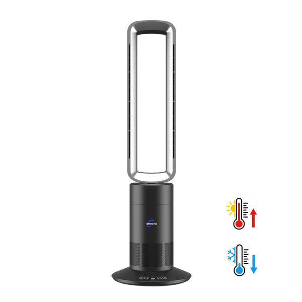 Breevo Hot and Cool Fan-FusionAir Silver Grey